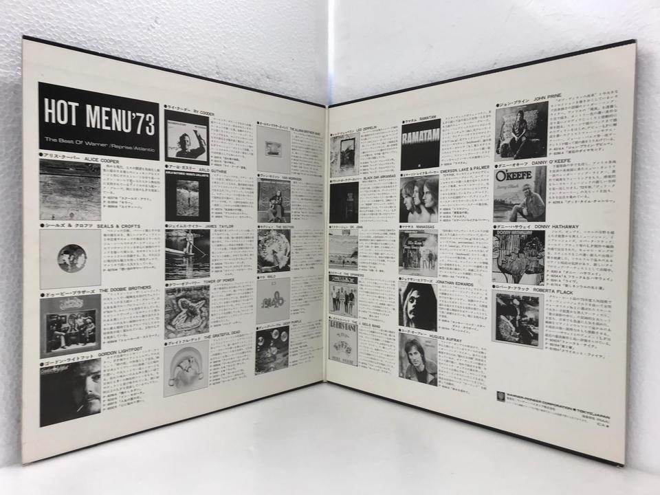 HOT MENU'73/THE BEST OF WARNER/REPRISE/ATLANTIC V.A. - 中古