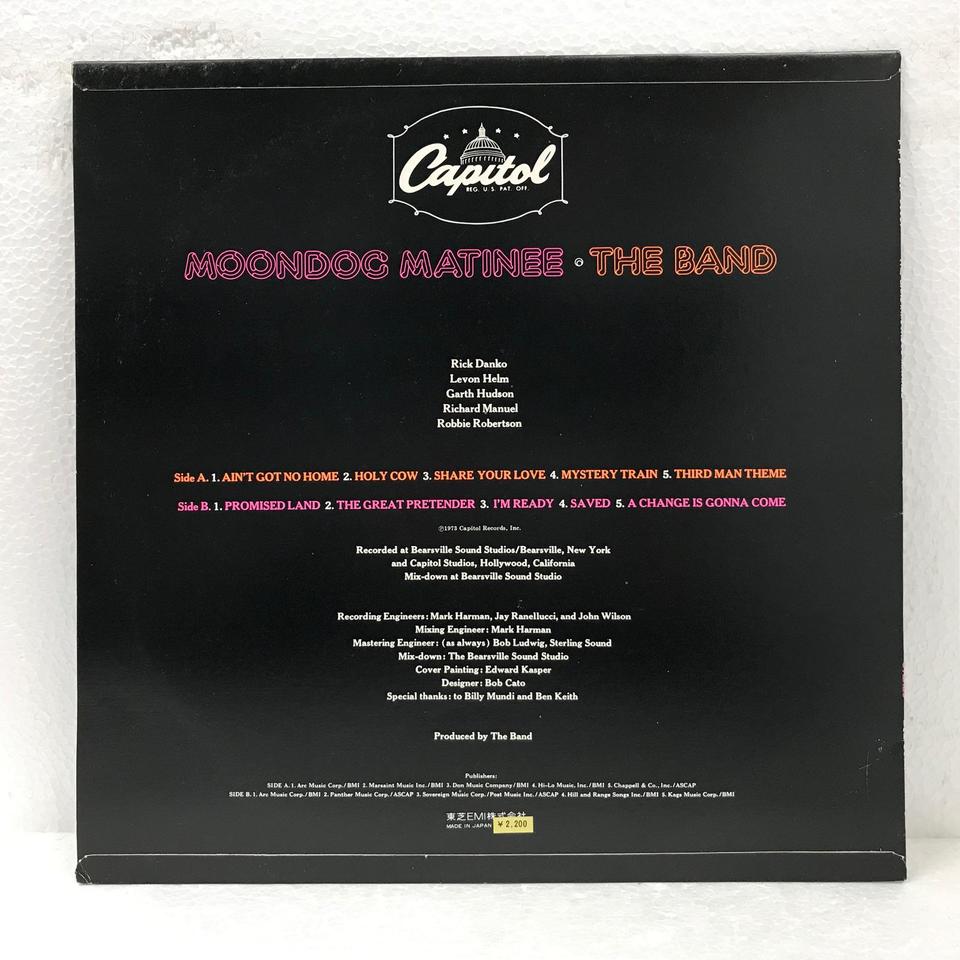 MOONDOG MATINEE/THE BAND THE BAND - 中古オーディオ 高価買取・販売
