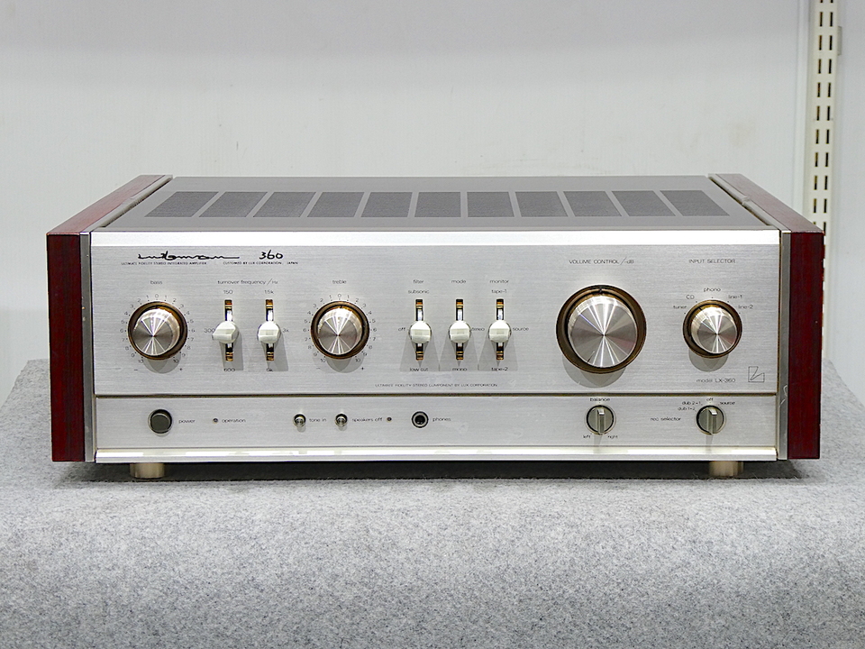 ( 中古) Luxman LX-360 真空管アンプ LX-360 LUXMAN - 中古オーディオ 高価買取・販売 ハイファイ堂