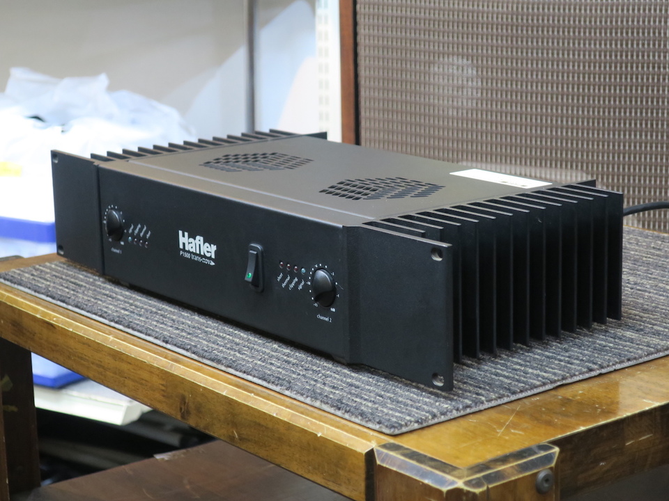 HAFLER P1500 パワーアンプ MOSFET 訳あり【HAFLER】パワーアンプP1500 8Ω 75W 75W 完動品 【3ヶ月
