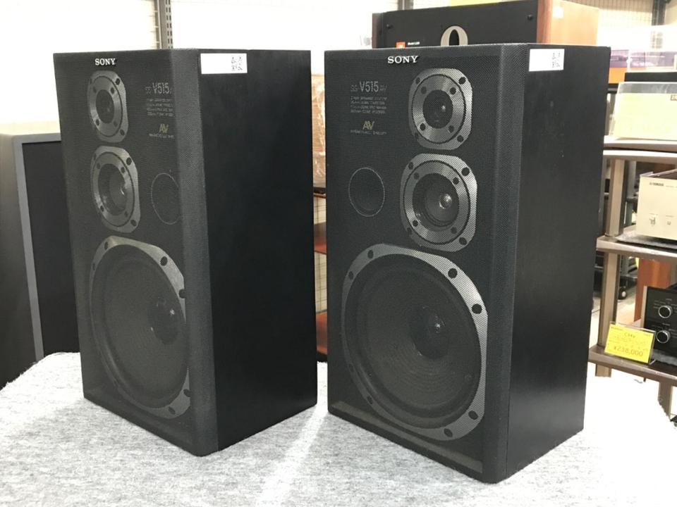 ＳＯＮＹ　３Ｗａｙスピーカー　ＳＳ－Ｖ５１５ＡＶ　6Ω　60Ｗ（MAX） SONY SS-V515AV 3 way speaker system dynamic powerful