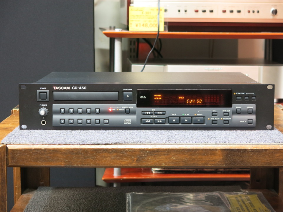 TASCAM CD-450 プレーヤー業務用機器　オーディオ【1/19値下げ】 CD-450 TASCAM - 中古オーディオ 高価買取・販売 ハイファイ堂
