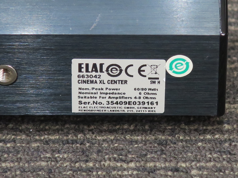 CINEMA XL CENTER ELAC - 中古オーディオ 高価買取・販売 ハイファイ堂