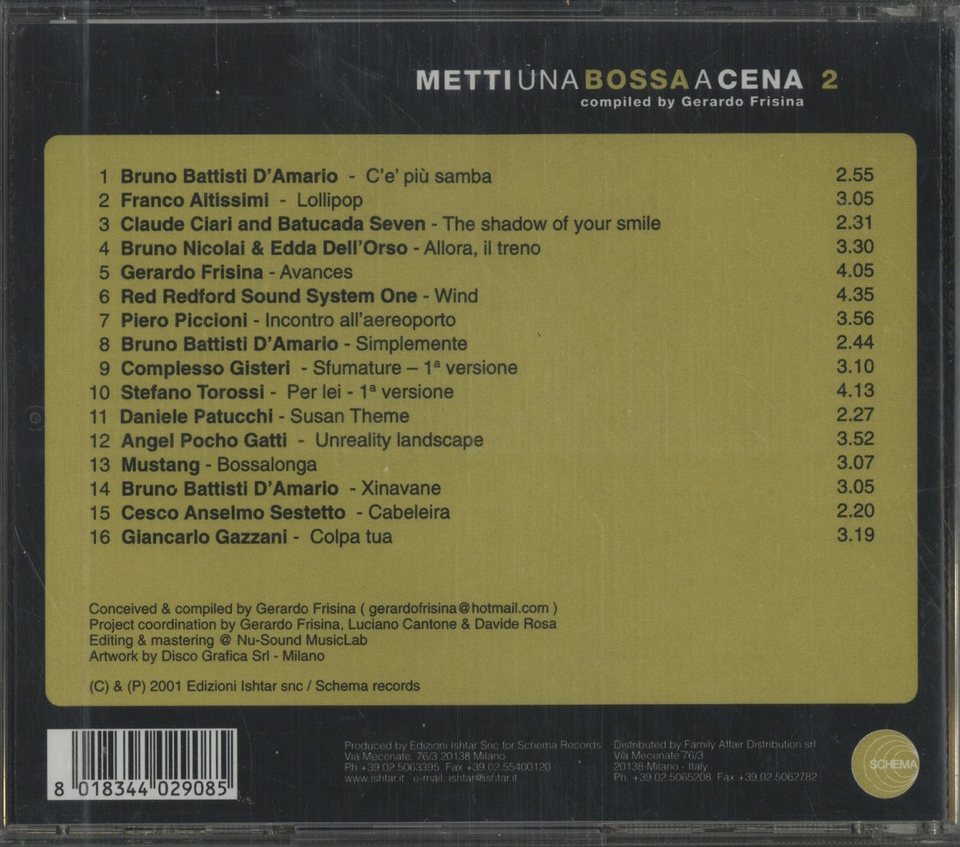 未使用 Metti Una Bossa A Cena 2 / 2 x レコード 未使用 Metti Una Bossa A Cena 2 / 2 x レコード