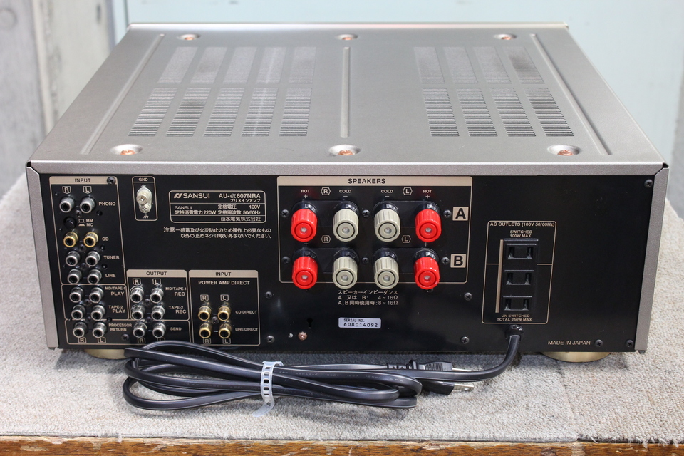 【通電確認OK】SANSUI AU-α607NRA II 高級プリメインアンプ SANSUI AU-α607NRAの仕様 サンスイ