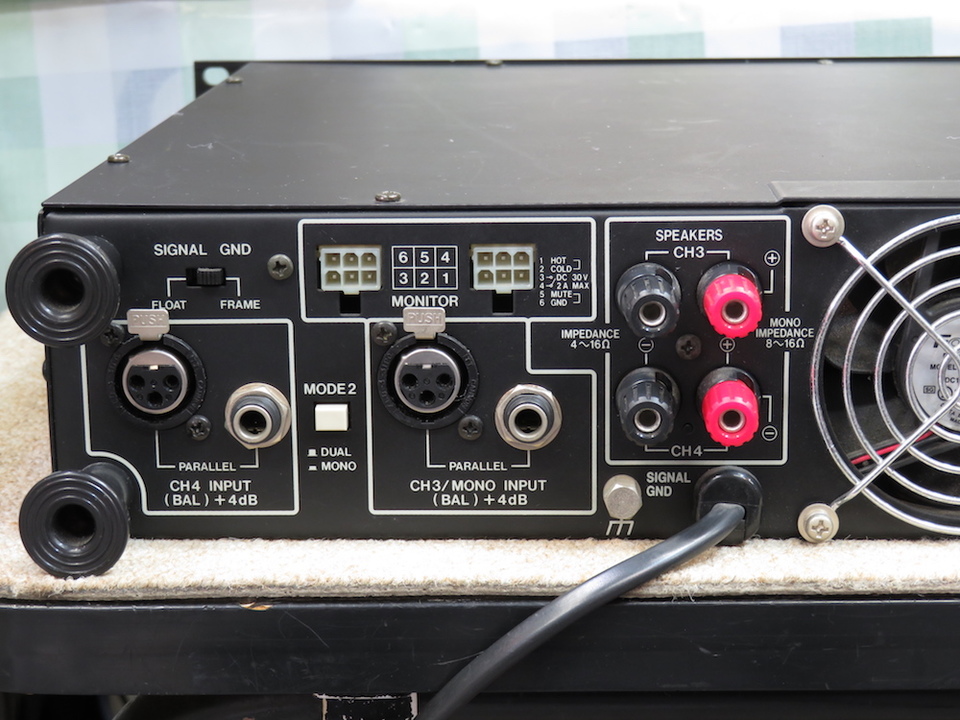 ビクター 4チャンネル パワーアンプ PS-A754 動作確認済 音響機器