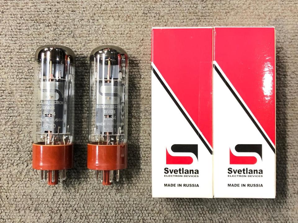 EL34 Svetlana 中古真空管 4本セット 中古真空管EL34の4本セット