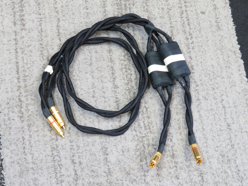 AUDIO FSK クローム格付きピンケーブル/1ｍ 核付きRCAケーブル（クロム銅）/1.0m AUDIO FSK - 中古オーディオ 高価