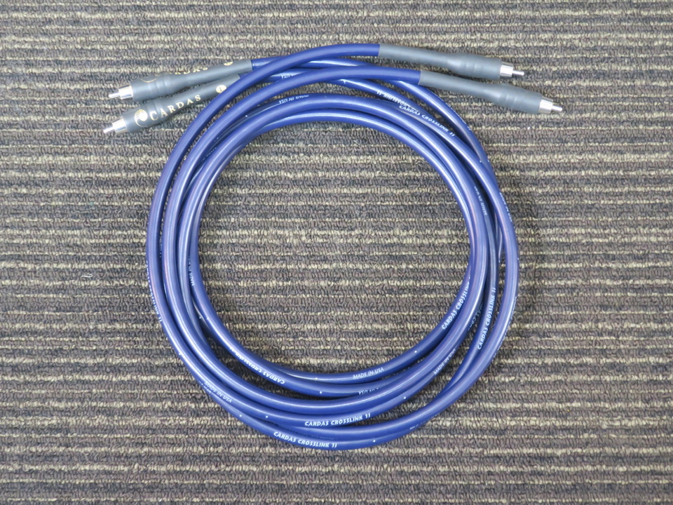 CARDAS Crosslink 2.0m ペア RCAケーブル 中古良品 新品☆超高性能RCAケーブル1ｍペア☆X-XZG☆世界最強技術「独立多芯＋4