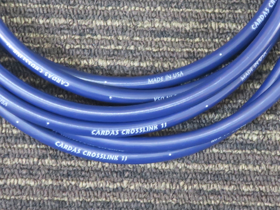 CARDAS Crosslink 2.0m ペア RCAケーブル 中古良品 新品☆超高性能RCAケーブル1ｍペア☆X-XZG☆世界最強技術「独立多芯＋4