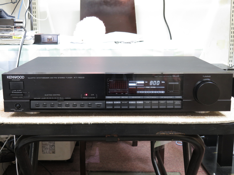 【定価82,280円・美品】高級チューナー　KENWOOD KT-1100D KENWOOD ケンウッド チューナー FM AM KT-1100D 定価82，280円・美品