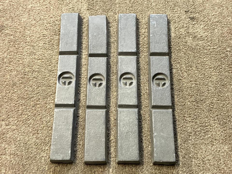 tgメタル 鉛インゴット 五本セット