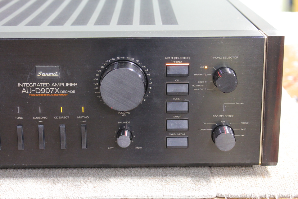 SANSUI サンスイ AU-D907X DECADE プリメインアンプ 通電/ジャンク