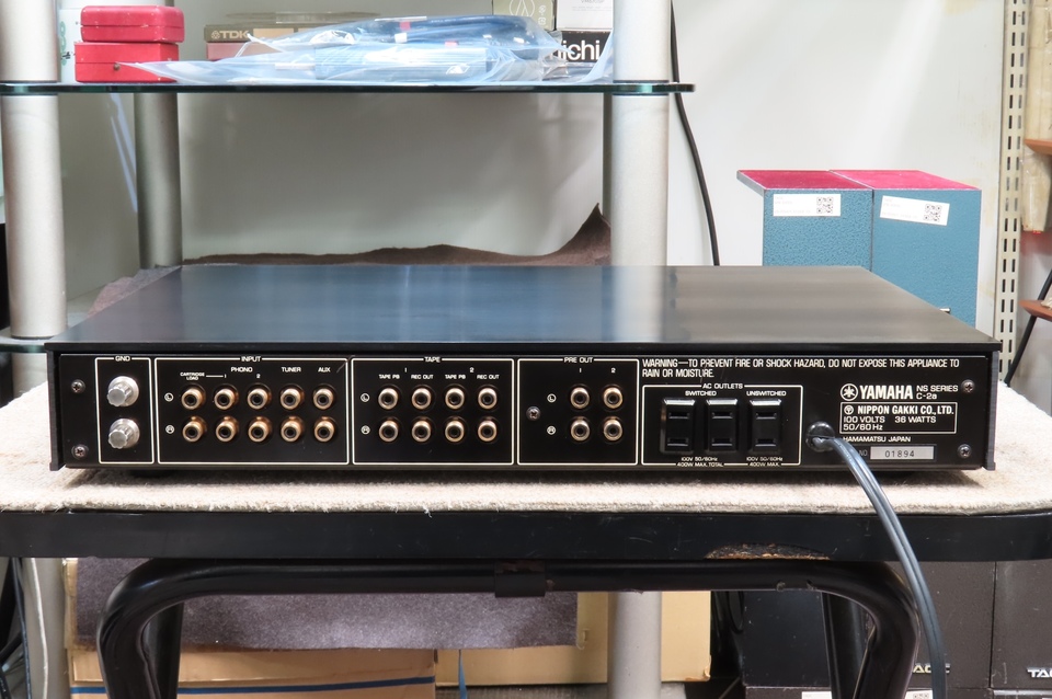 AA39312】現状品 YAMAHA ヤマハ C-2a プリアンプ コントロールアンプ