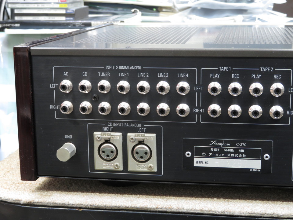 C-270 Accuphase - 中古オーディオ 高価買取・販売 ハイファイ堂