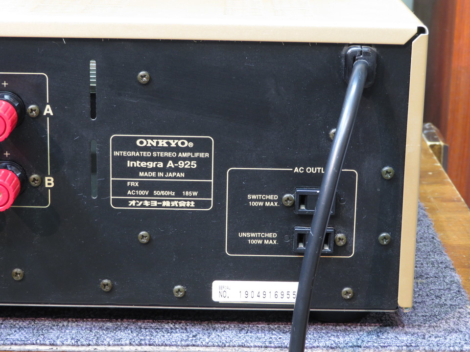 Integra A-925 ONKYO - 中古オーディオ 高価買取・販売 ハイファイ堂