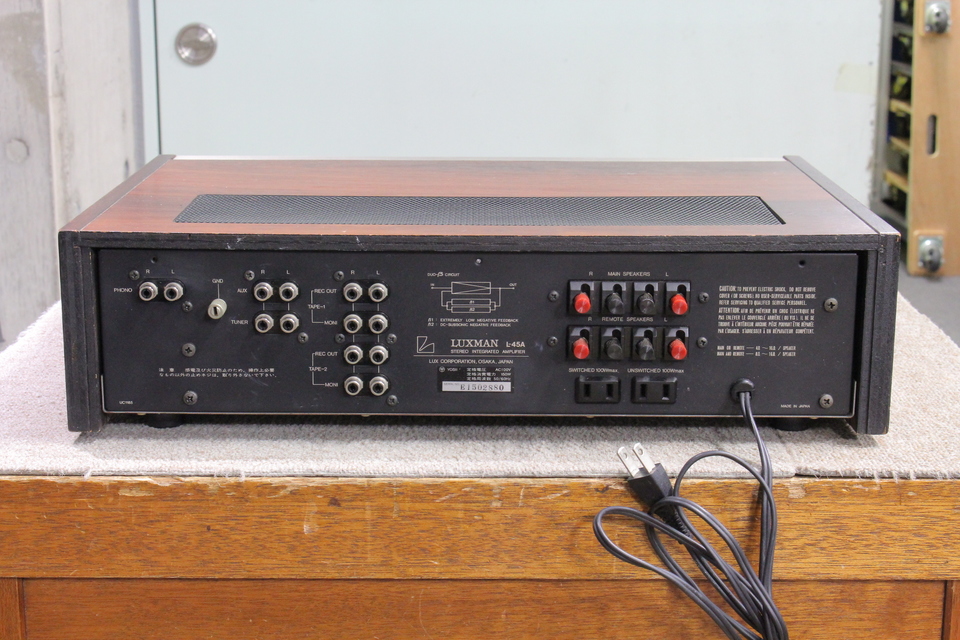◆大感謝祭!! LUXMAN L-45A アンプ m0a8402 L-45A LUXMAN - 中古オーディオ 高価買取・販売 ハイファイ堂