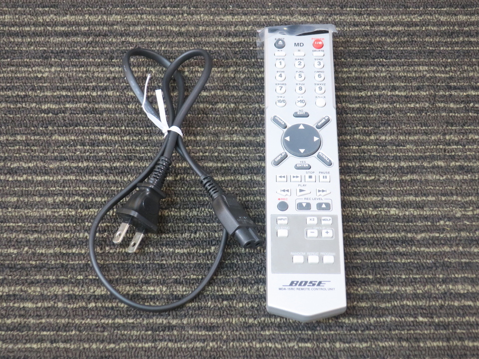 BOSE MDA-15 MDLP対応 MDレコーダーリモコン付 動作良好 MDA-15 BOSE - 中古オーディオ 高価買取・販売 ハイファイ堂