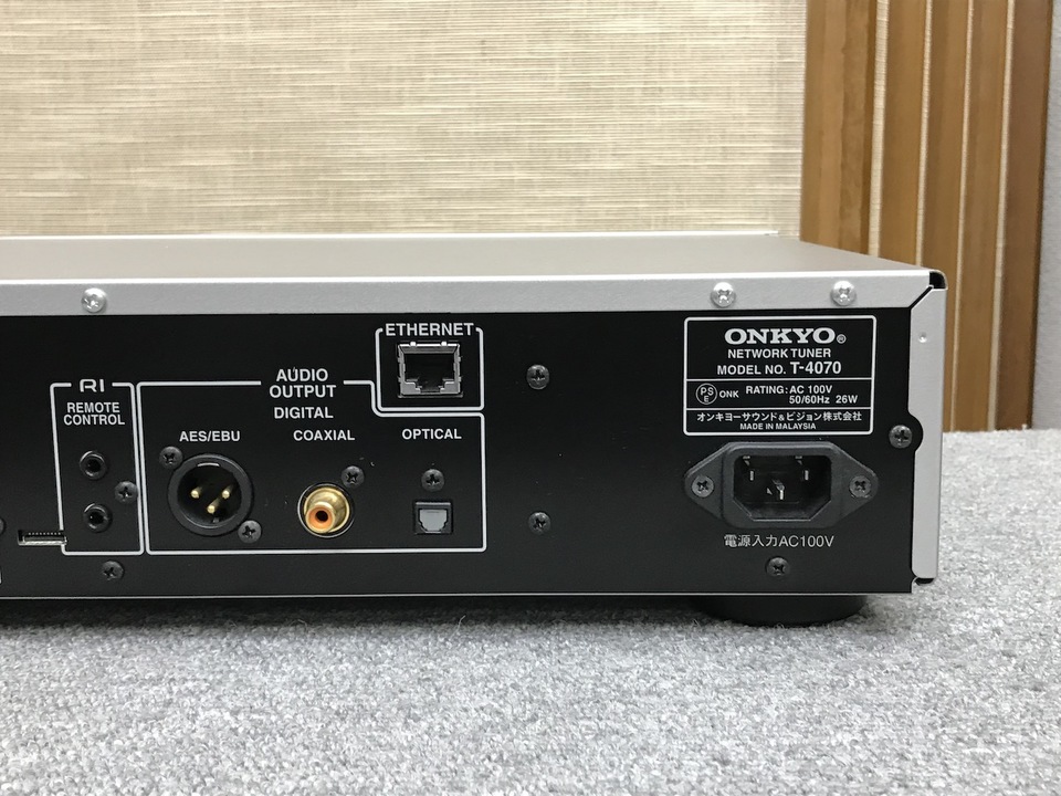 美品 オンキョー ネットワークオーディオ チューナー ONKYO T-4070 Yahoo!オークション - オンキョー ネットワークオーディオ
