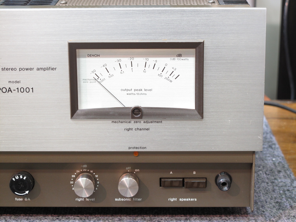 DENON パワーアンプ POA-1001 【公式通販】