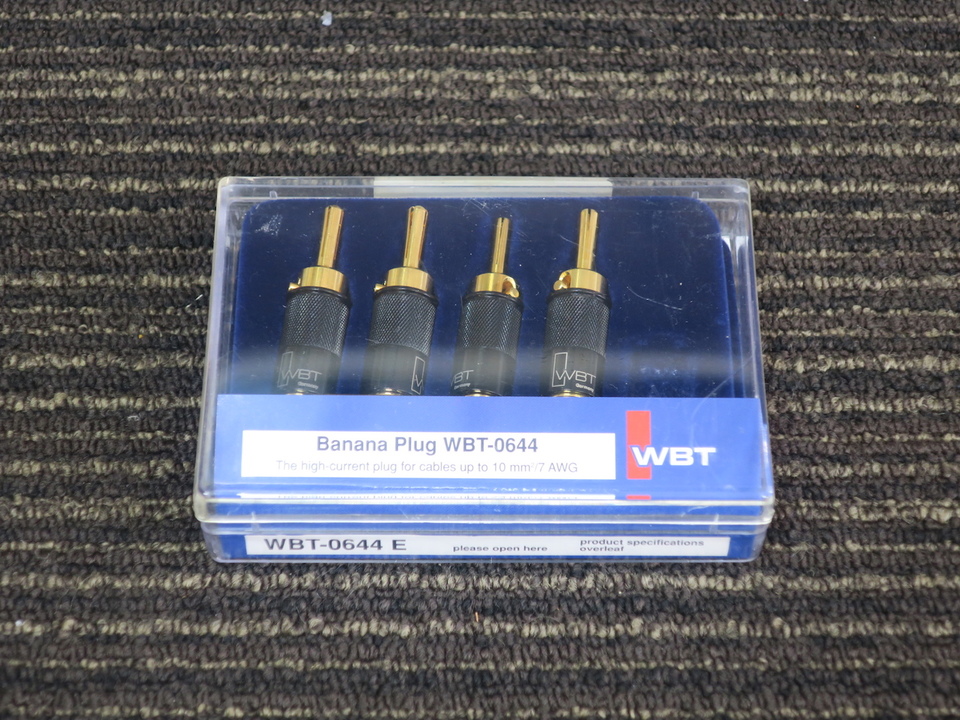 Bランク】ダブリュービーティー WBT WBT-0644 バナナプラグ【元 Bランク】ダブリュービーティー WBT WBT-0644 バナナプラグ【元