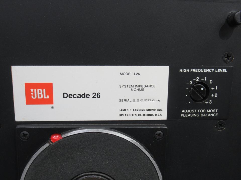 JBL Ｌ26/ B 。Ａと同時購入お願い致します！ L26 JBLの買取価格 - 中古オーディオ 高価買取・販売 ハイファイ堂