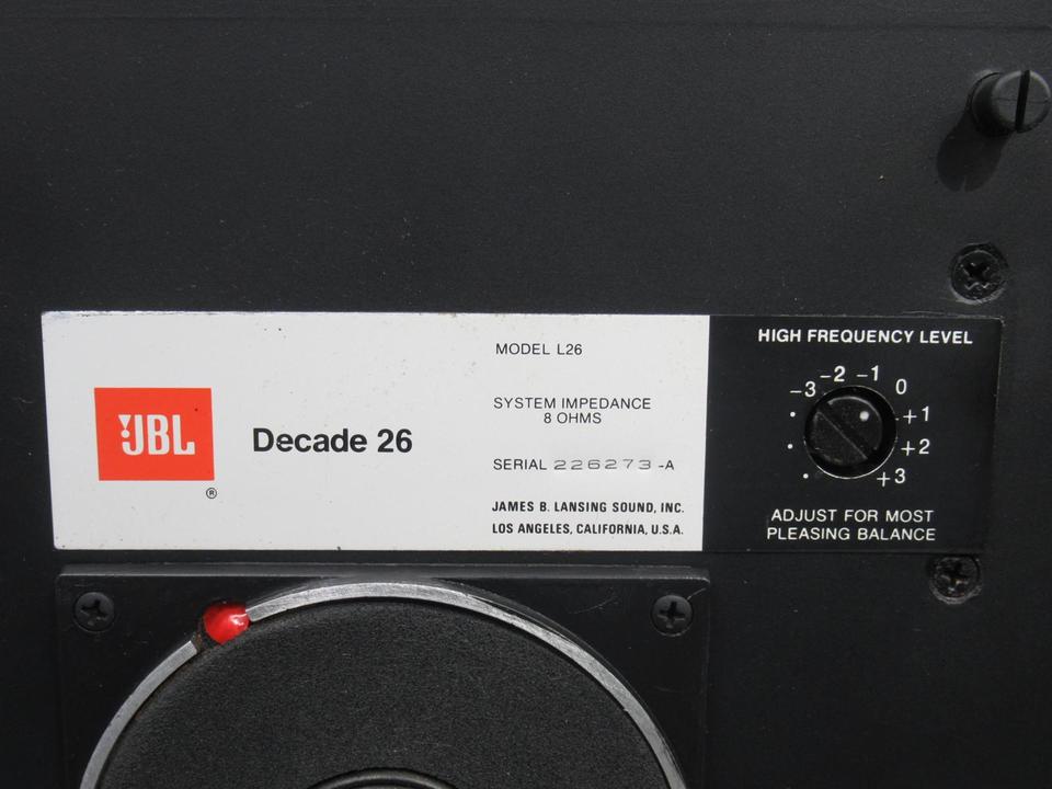 JBL L26/ B 。Aと同時購入お願い致します！ JBL L26/ B 。Aと同時