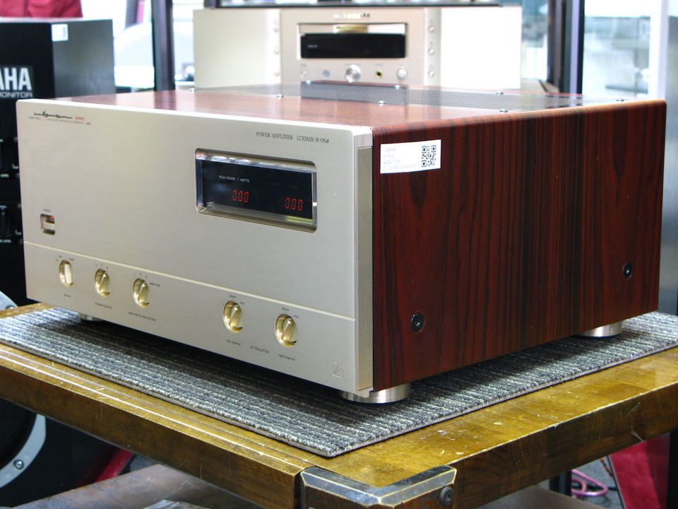 21 LUXMAN M-06a パワーアンプ（☆ LUXMAN ラックスマン m-06a