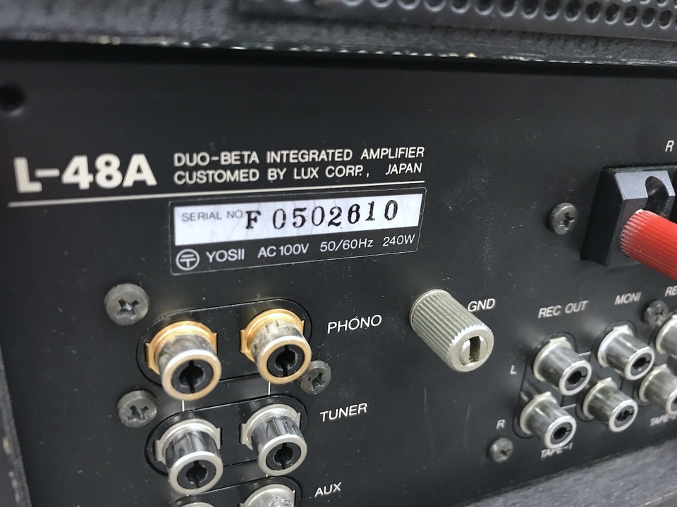L-48A LUXMAN - 中古オーディオ 高価買取・販売 ハイファイ堂