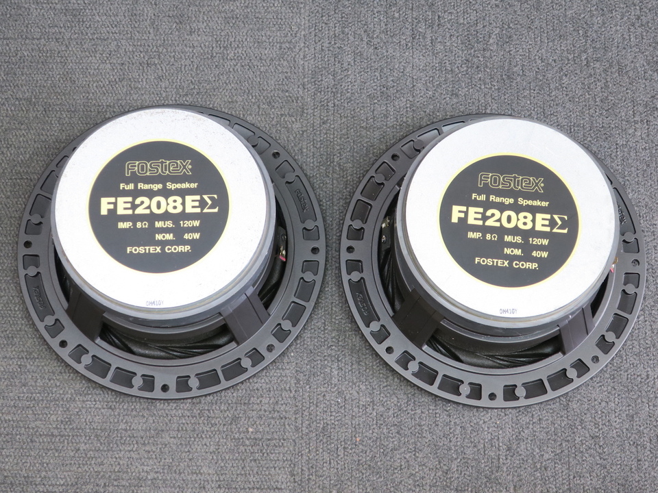 FOSTEX FE208ES ペア 後期型 FOSTEX FE208ES ペア 後期型 FOSTEX FE208ES ペア 後期型
