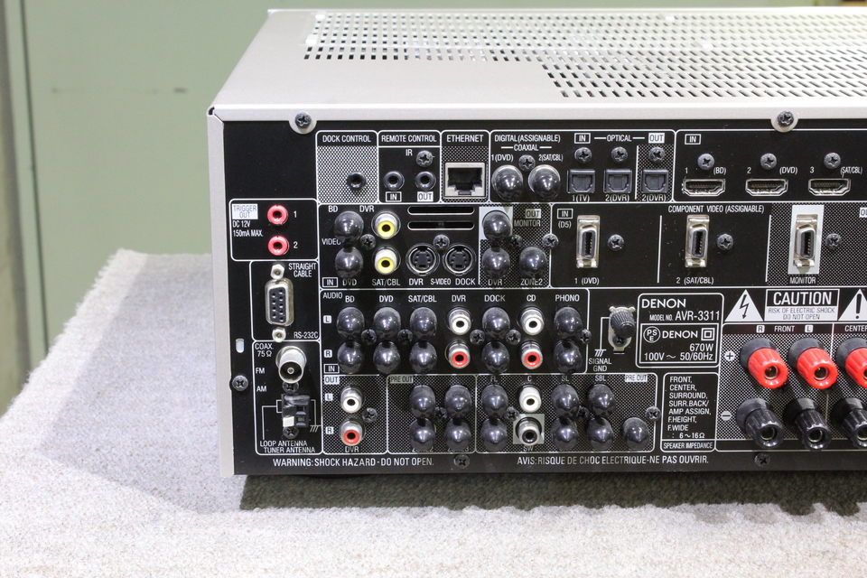 DENON AVR-3311 AVアンプ 現役動作品 アバックWEB-SHOP / 【中古】DENON AVR-3311(K)【コード01-08873】AVアンプ