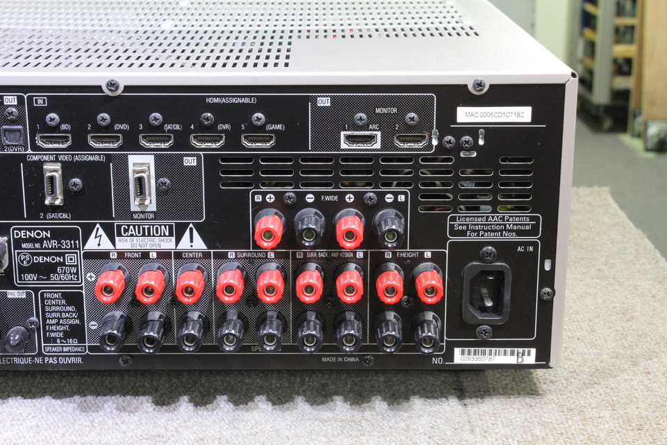 AVR-3311 DENON - 中古オーディオ 高価買取・販売 ハイファイ堂