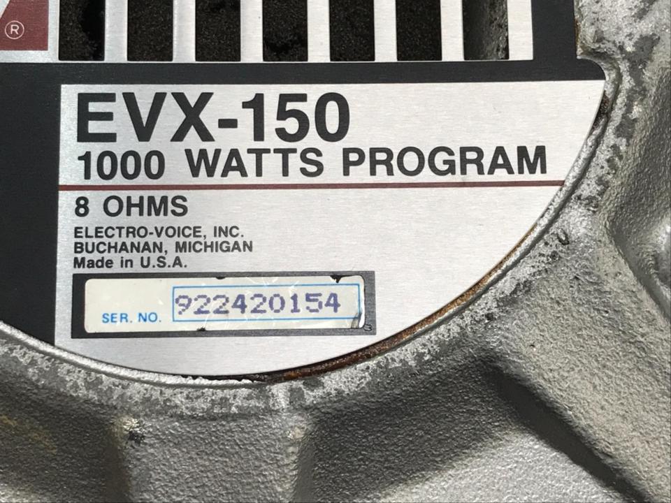 値下げしました!Electro-Voice　EVX-150 2発セット