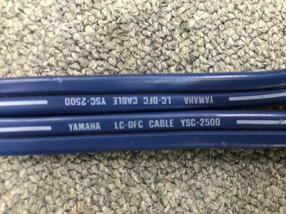 ヤマハ OFC スピーカーケーブル YSC-2500 約6 3本 YSC10PP スピーカーケーブル(フォーンーフォーン) YAMAHA(ヤマハ
