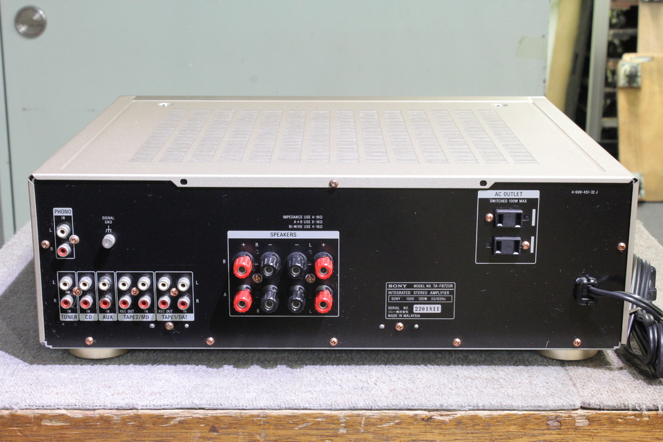 SONY「TA-FB720R」プリメインアンプ トーラス・トロイダルトランス設計 SONY「TA-FB720R」プリメインアンプ トーラス・トロイダルトランス設計