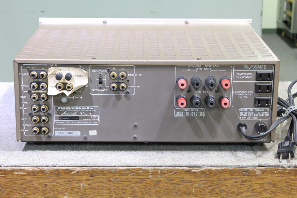 PM-6 marantz - 中古オーディオ 高価買取・販売 ハイファイ堂