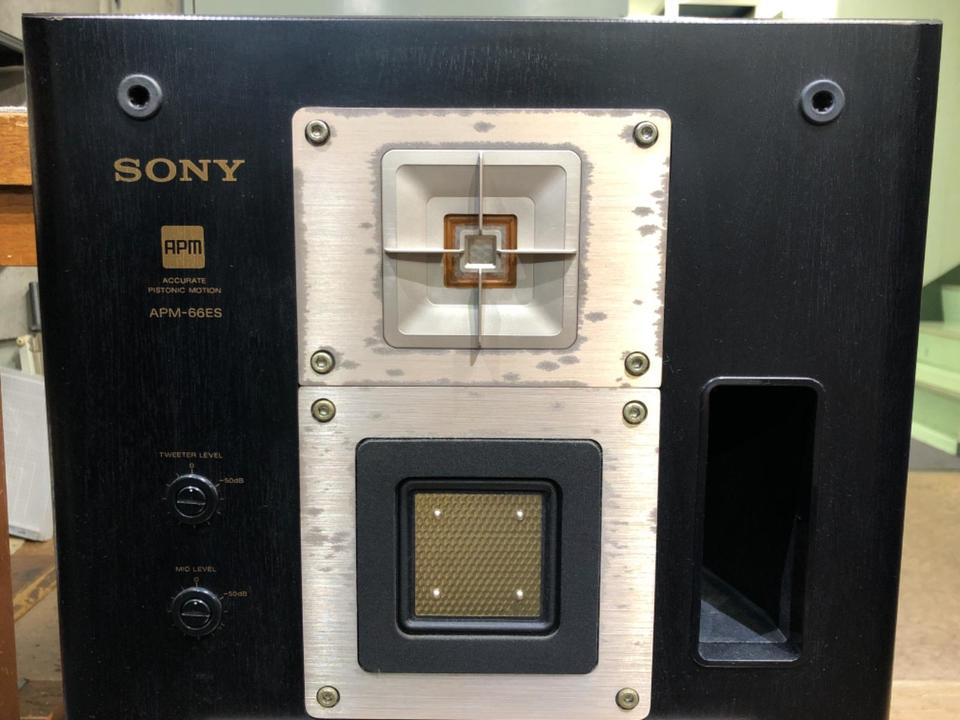 【送料無料・年代物】SONY スピーカー APM-66ES SONY APM-66ES 平面スピーカー アルミハニカム振動板 名機 極上