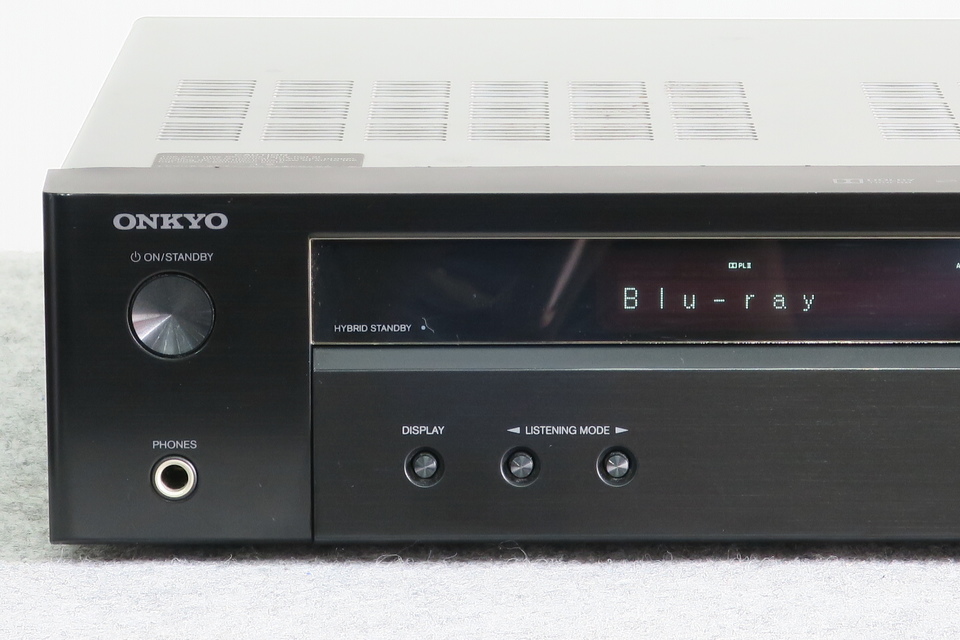 ◆◆ONKYO NR-365 NET WORK AV ECEIVER ブラック AVアンプ オンキョー 電源コード付 USED◆◆！！