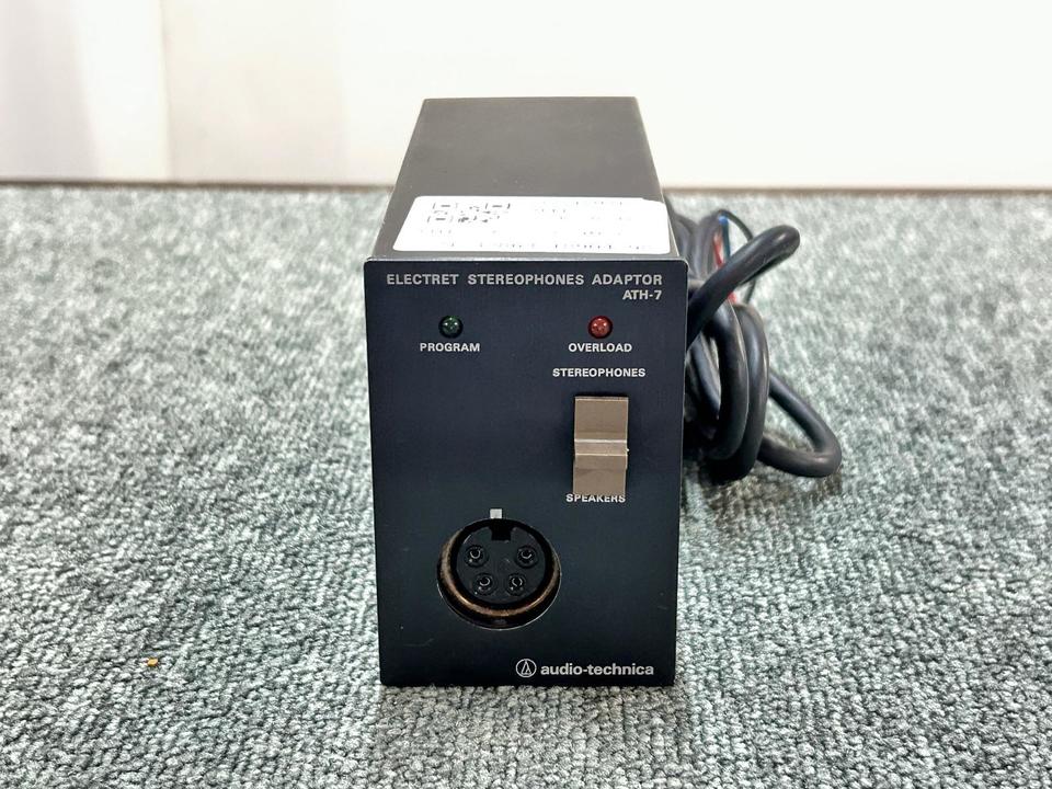 【希少】audio-technica ATH-7 ＋ 専用アダプター 動作未確認 ATH-7（アダプターのみ） audio-technica - 中古オーディオ 高価買取