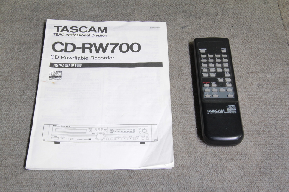 CD-RW700 TASCAM - 中古オーディオ 高価買取・販売 ハイファイ堂