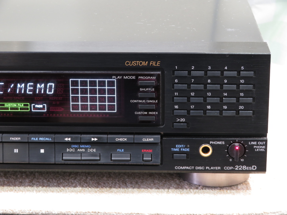 CDP-228ESD SONY - 中古オーディオ 高価買取・販売 ハイファイ堂
