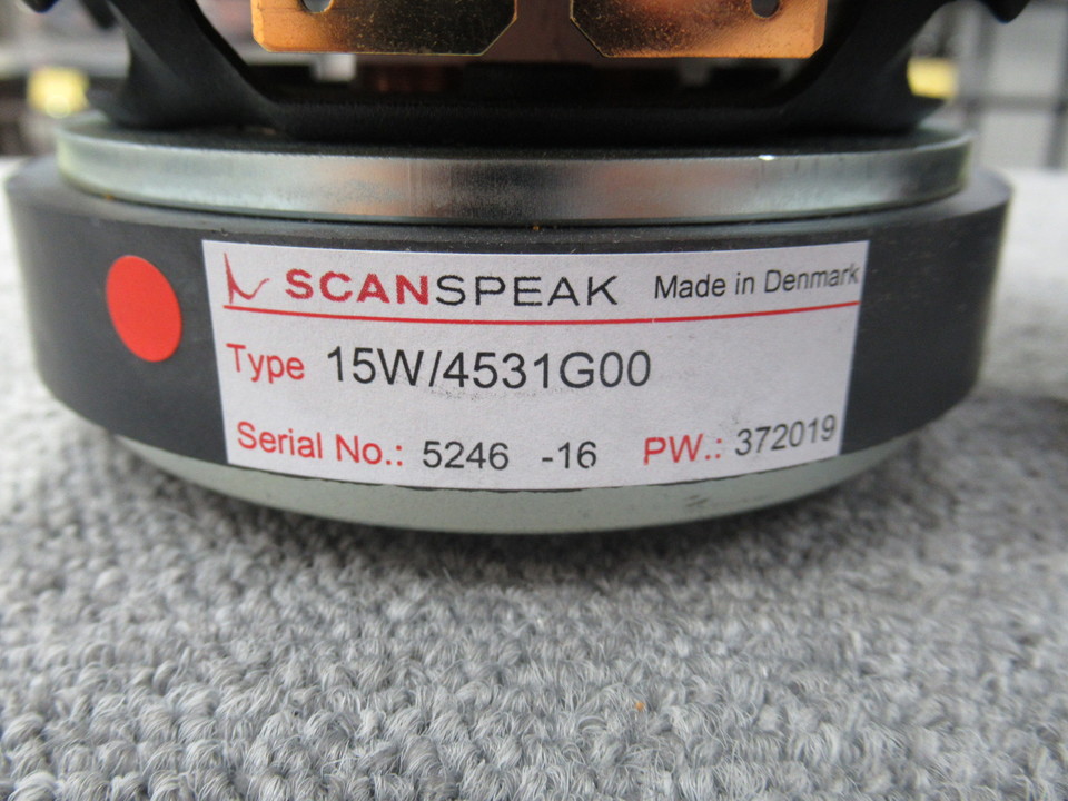 ジャンク　音が出ません。scan-speak 15W/4531G30 15W/4531G00 Scan Speak - 中古オーディオ 高価買取・販売