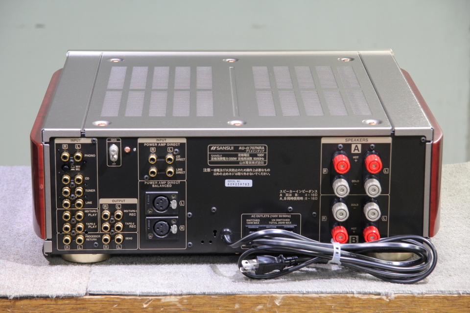 SANSUI integrated amplifier AU-α707NRA SANSUI AU-707 Specifications Sansui