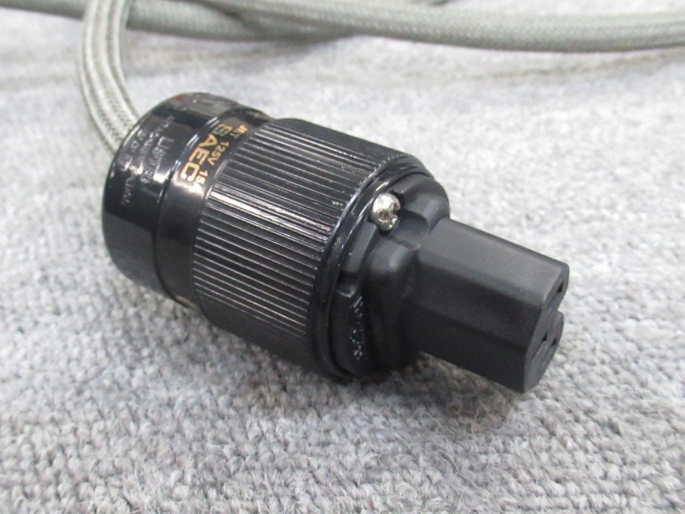 ◾️CAMELOTキャロメット電源ケーブルの名機◆PM-600高級プラグ高音質UP CAMELOT TECHNOLOGY POWER MASTER MODEL 600 2.5m 電源 @21974