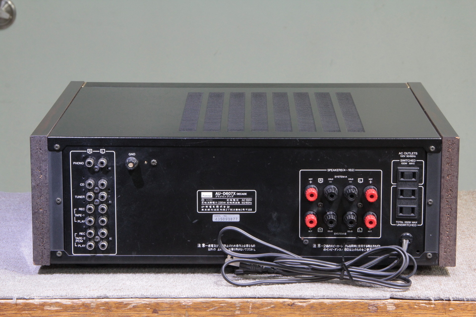 SANSUI DECADE プリメインアンプ サンスイ AU-D707X AU-D607X Sansui