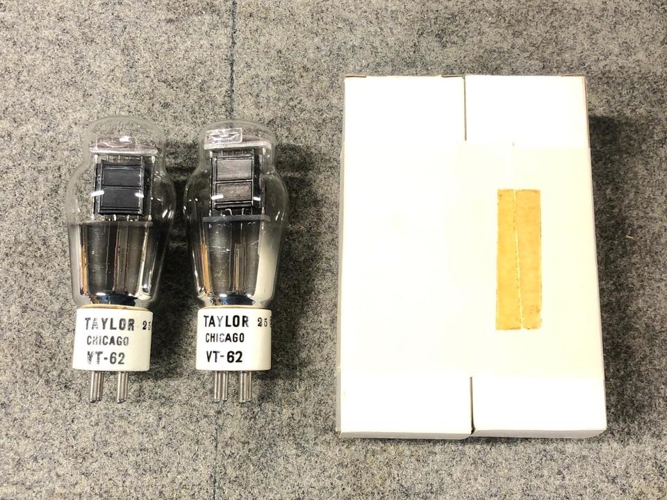 真空管Taylor VT-62 2本組 TAYLOR VT-62 真空管ペア 2本セット