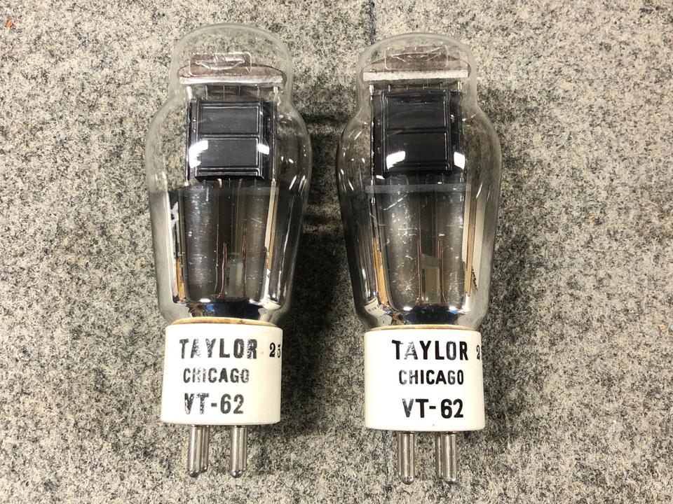 TAYLOR VT-62 真空管ペア 2本セット VT-62 TAYLOR - 中古オーディオ 高価買取・販売 ハイファイ堂