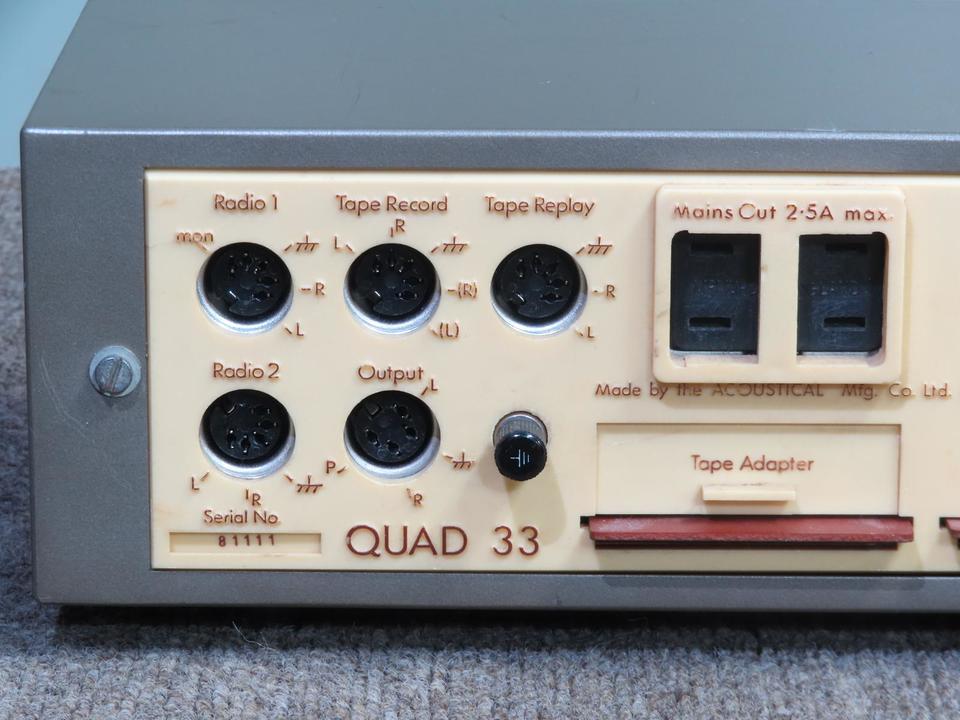 通電OK QUAD 303 パワーアンプ 本体 電源コード | フリマアプリ ラクマ