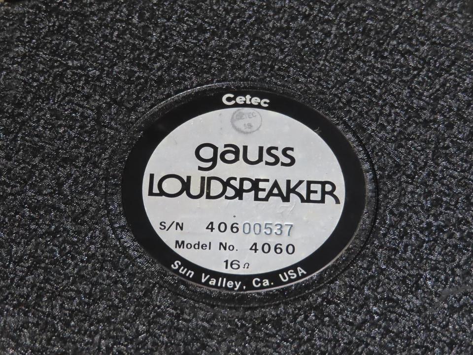 4060 GAUSS - 中古オーディオ 高価買取・販売 ハイファイ堂