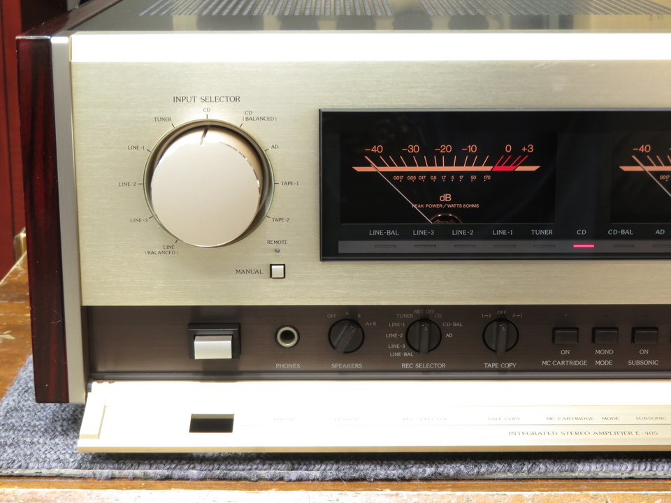 Accuphase E-405 プリメインアンプ｜良〜美品・動作確認・送料無料 Accuphase E-405の仕様 アキュフェーズ